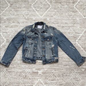 Distressed Blue Denim Jacket